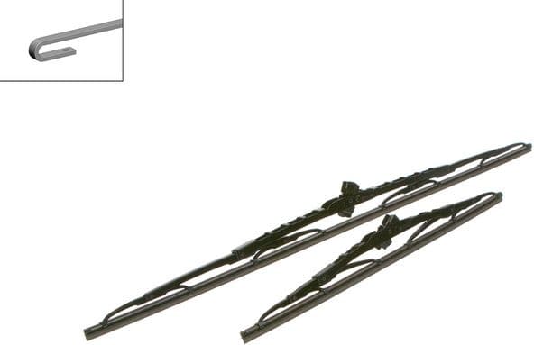 Wiper blade set BOSCH 2psc 3397118324 - image 7
