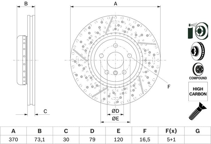 Brake Disc 0986479E10 - image 10