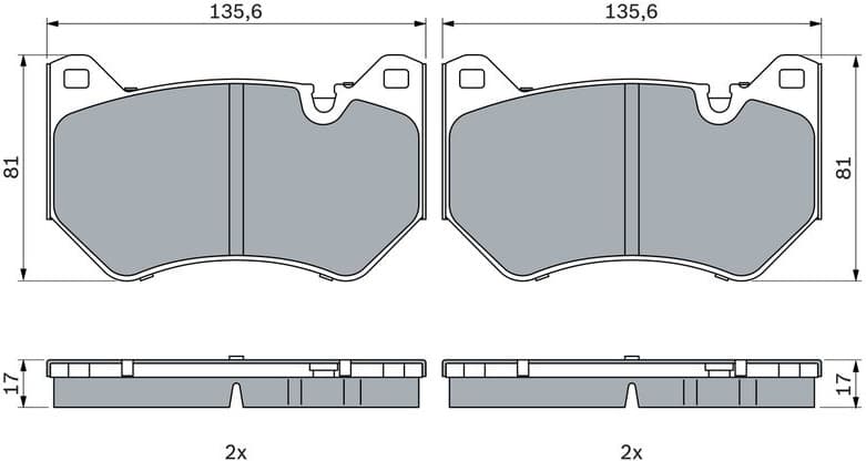 Brake Pad Set, disc brake 0 986 424 966 - image 2