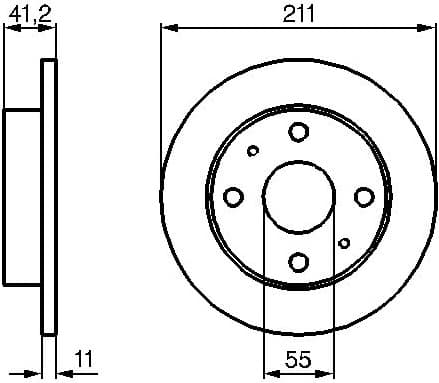 Brake Disc 0986479119 - image 2