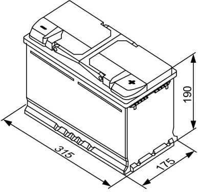 Starter Battery S5 0092S50110 - image 5