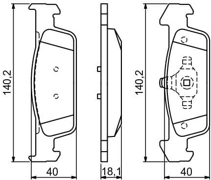 Brake Pad Set, disc brake 0986494697 - image 14