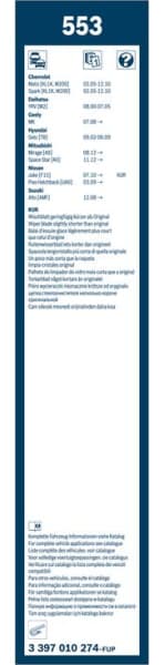 Wiper Blade Twin 3397010274 - image 7