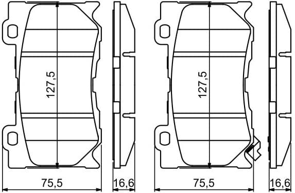 Brake Pad Set, disc brake 0986494707 - image 8