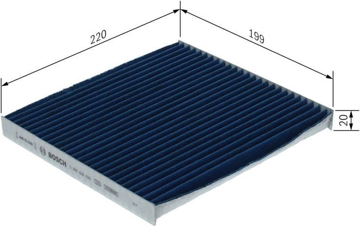 Filter, cabin air FILTER+pro 0 986 628 629 - image 5