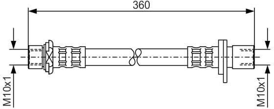 Brake Hose 1 987 476 726 - image 2