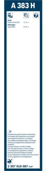 Wiper blade BOSCH, 1psc 3397016087 - image 8