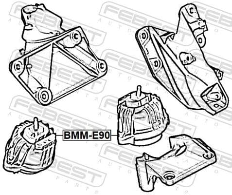 Mounting, engine BMM-E90 - image 2