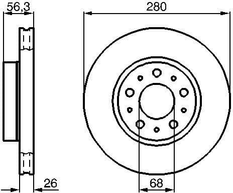 Brake Disc 0986478298 - image 6