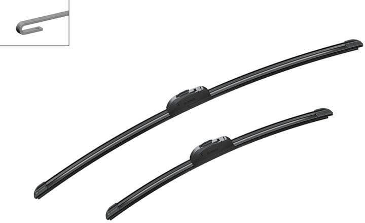 Wiper blade set BOSCH 2psc 3397118912 - image 2