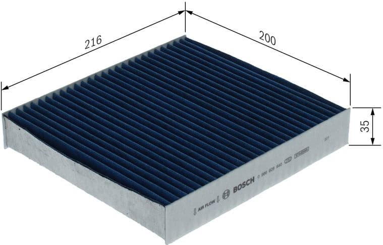 Filter, cabin air FILTER+pro 0 986 628 640 - image 5