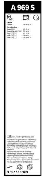 Wiper blade set BOSCH 2psc 3397118969 - image 5