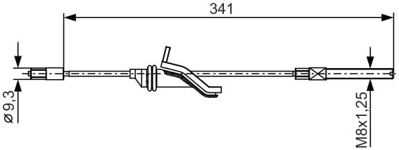 Cable Pull, parking brake 1 987 482 188 - image 2