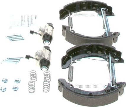 Brake Shoe Set KIT SUPERPRO 0204114590 - image 7