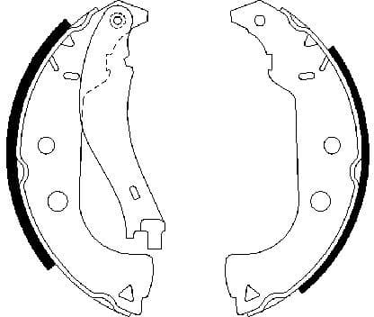 Brake Shoe Set 0986487629 - image 10