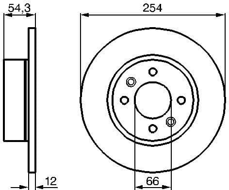 Brake Disc 0986478390 - image 2