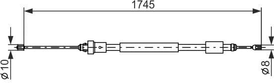 Cable Pull, parking brake 1987477576 - image 6