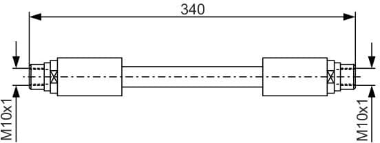 Brake Hose 1 987 481 301 - image 2