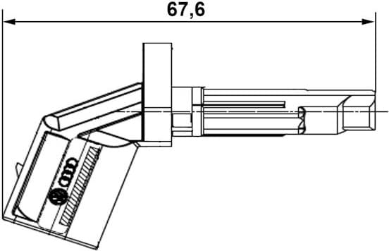 Sensor, wheel speed 0265007928 - image 10