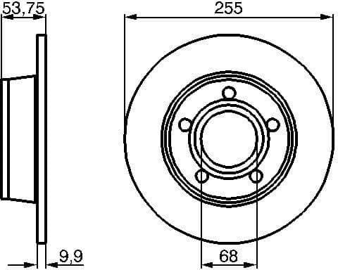Brake Disc 0986478704 - image 2