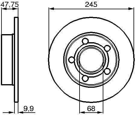 Brake Disc 0986479B56 - image 6