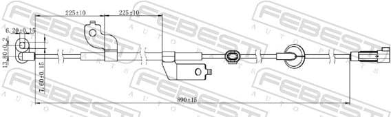 Sensor, wheel speed 04606-004 - image 2