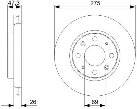 Brake Disc 0986479369 - image 6