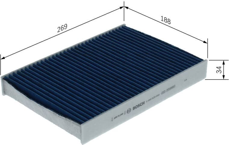 Filter, cabin air FILTER+pro 0 986 628 648 - image 5