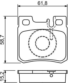 Brake Pad Set, disc brake 0986490260 - image 10