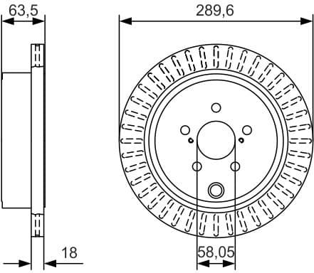 Brake Disc 0986479A83 - image 4