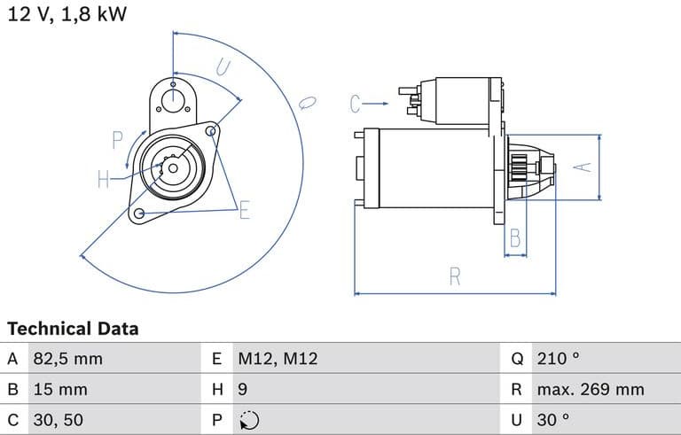 Starter 0986016240 - image 2