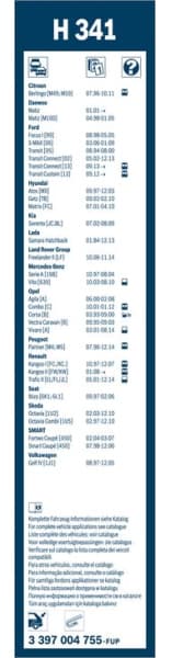 Wiper blade BOSCH, 1psc 3397004755 - image 2