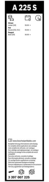 Wiper blade set BOSCH 2psc 3397007225 - image 5