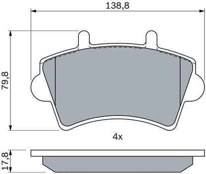 Brake Pad Set, disc brake 0986494031 - image 11