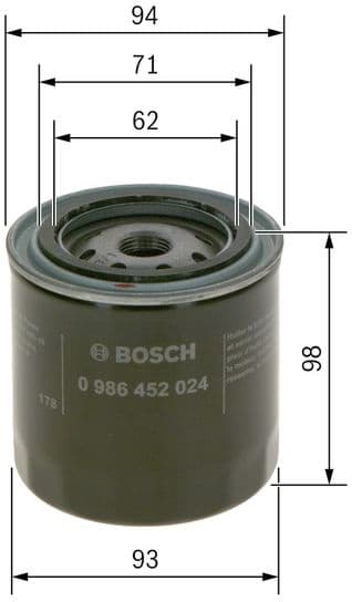 Oil Filter 0986452024 - image 6