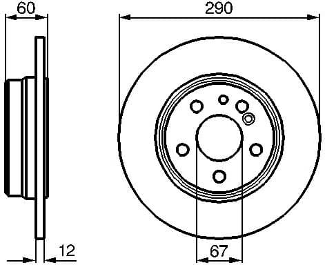 Brake Disc 0986478607 - image 2