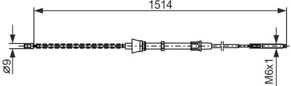 Cable Pull, parking brake 1987477695 - image 7