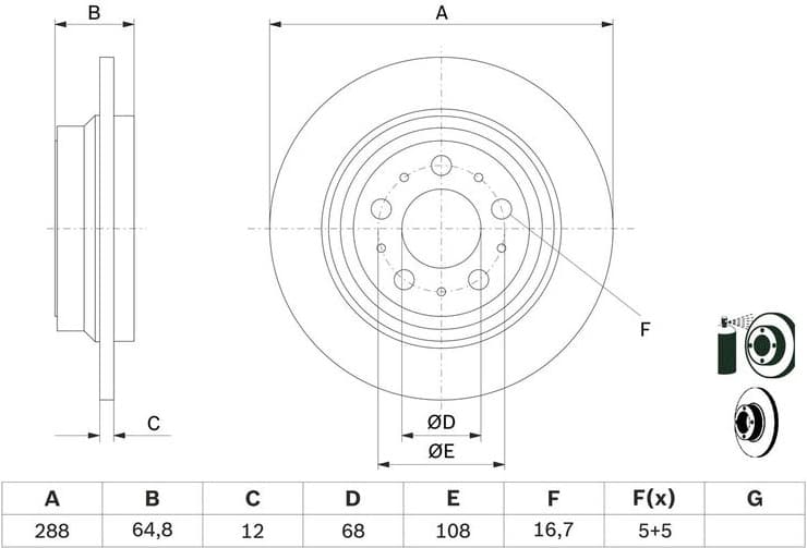 Brake Disc 0986478495 - image 10