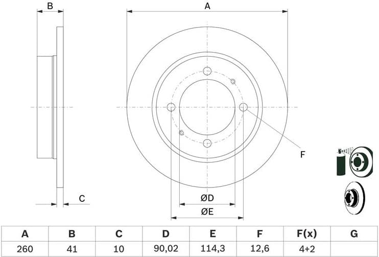 Brake Disc 0986478898 - image 9