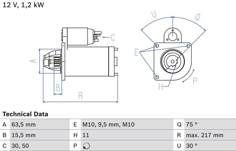 Starter 0986022131 - image 2