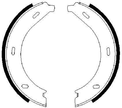 Brake Shoe Set, parking brake 0986487605 - image 6