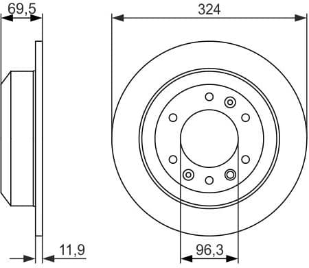 Brake Disc 0986479598 - image 6