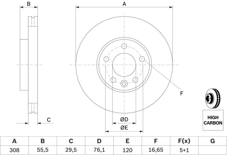Brake Disc 0986479B88 - image 10