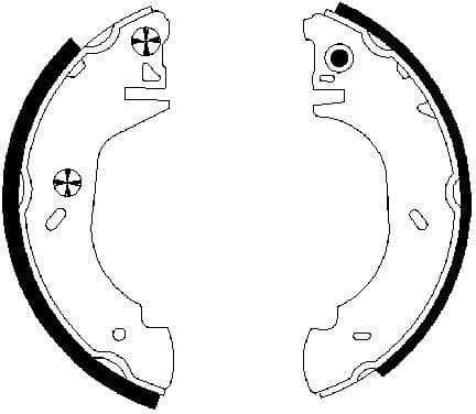 Brake Shoe Set 0986487524 - image 7