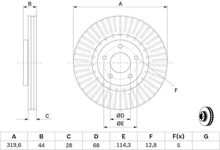 Brake Disc 0986479679 - image 11
