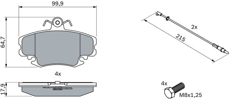 Brake Pad Set, disc brake 0986467720 - image 12