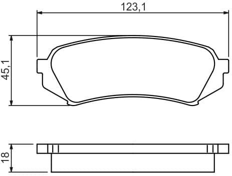 Brake Pad Set, disc brake 0986424641 - image 12