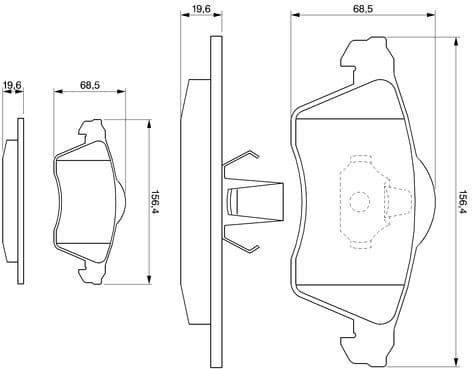 Brake Pad Set, disc brake 0986494008 - image 12