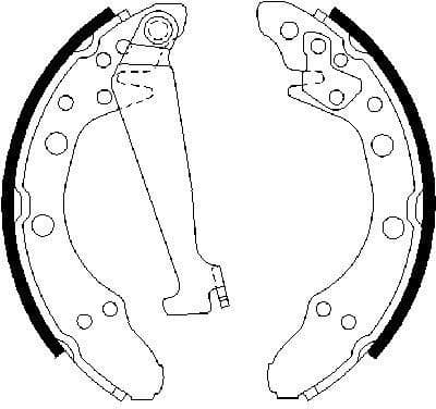 Brake Shoe Set 0986487270 - image 6