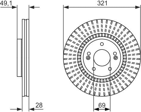 Brake Disc 0986479786 - image 2
